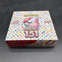 Pokemon Japanese sv2a Pokemon Card 151 Booster Box Sealed - Image 1