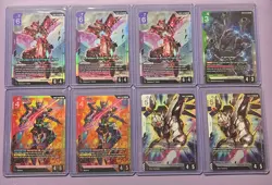 Gundam Card Game lot of 16 GD02, GD03 LR cards - Image 1