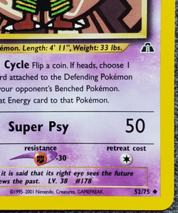 1st Edition Xatu - Neo Discovery - #52/75 - Vintage Pokemon Card 2001 WOTC - Image 4