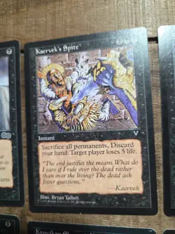 Magic The Gathering Lot Alliances Black LP X10 Cards - Image 4