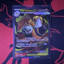 Pokemon Mega Camerupt EX Ultra Rare Card XY: Primal Clash 156/160 HP 340 - Image 1