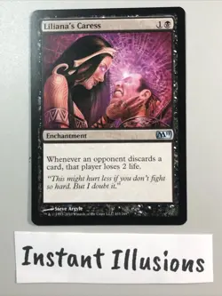 NM Liliana’s Caress - Magic 2011 Non Foil Mtg Tcg - Image 1