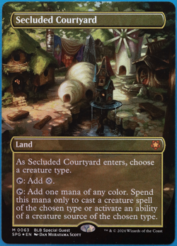 Secluded Courtyard FOIL Special Guests MINT (503656) ABUGames - Image 1
