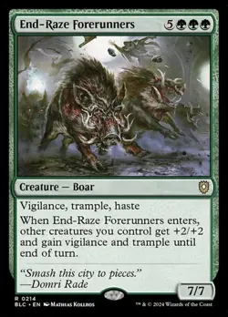 1x End-Raze Forerunners NM Eng MTG - Bloomburrow Commander - Image 1