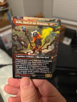 Bello, Bard of the Brambles (Borderless) Commander: Bloomburrow Regular - Image 1