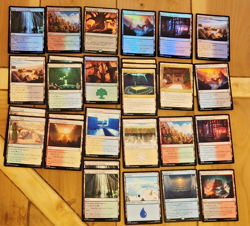 25x Avatar: The Last Airbender MTG Land Bundle ( C U R Foil See Pics NM ) - Image 1