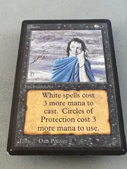 Gloom MtG BETA—Lightly Played Excellent—Vintage Magic: the Gathering - Image 3