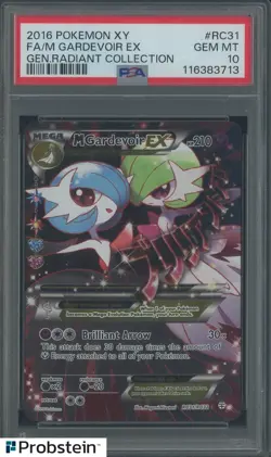 2016 Pokemon XY Gen. Radiant Collection #RC31 M Gardevoir Ex Fa PSA 10 GEM MINT - Image 1