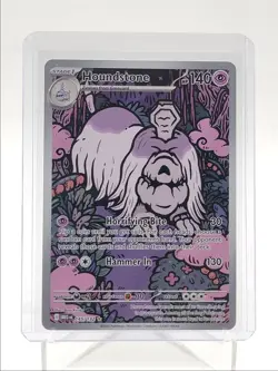 HOUNDSTONE 2025 POKEMON MEGA EVOLUTION ILLUSTRATION RARE 145/132 Q5542 - Image 1