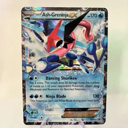 Pokemon TCG Ash-Greninja EX Promos XY133 Black Star Promo 2016 LP - Image 2