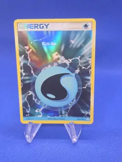 Pokemon EX Holon Phantoms Water Energy 107/110 Holo Rare LP./MP - PRINT LINE - Image 1