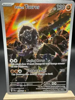 Pokemon TCG Paldean Tauros Scarlet & Violet Paldea Evolved Holo - Image 1