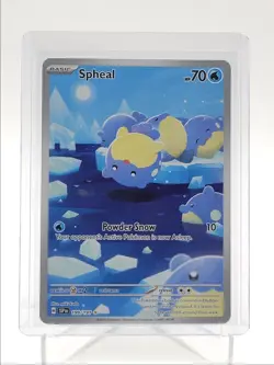 SPHEAL 2024 POKEMON SURGING SPARKS ILLUSTRATION RARE 199/191 Q5542 - Image 1
