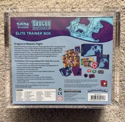 Pokemon Dragon Majesty Elite Trainer Box - FACTORY SEALED NEW W/ Acrylic Case - Image 2