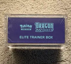 Pokemon Dragon Majesty Elite Trainer Box - FACTORY SEALED NEW W/ Acrylic Case - Image 3