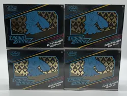 Lot of (4) Pokemon Crown Zenith Pokemon Center Elite Trainer Box Plus Exclusive - Image 1