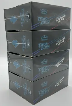 Lot of (4) Pokemon Crown Zenith Pokemon Center Elite Trainer Box Plus Exclusive - Image 2