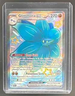 Glimmora ex 2024 Pokemon Scarlet Violet Paldean Fates #218 - Image 1