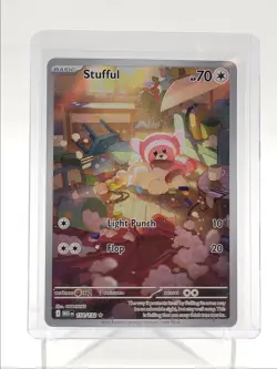 STUFFUL 2025 POKEMON MEGA EVOLUTION ILLUSTRATION RARE A 154/132 Q5542 - Image 1