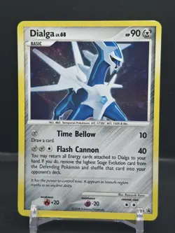 Pokemon TCG Dialga DP26 Diamond & Pearl Black Star Promo Holo MP - Image 1
