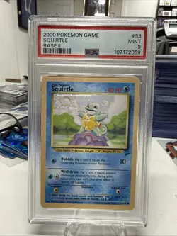 Squirtle 093/130 Base Set 2 Regular PSA 9 Pokemon - Image 1