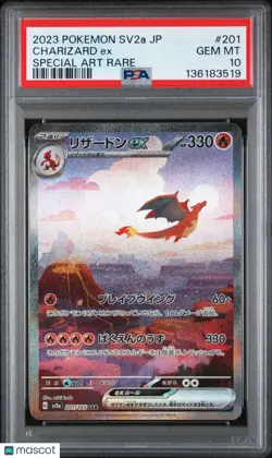 2023 Pokemon Japanese Sv2a-Pokemon 151 Charizard EX Special Art Rare PSA 10 - Image 1