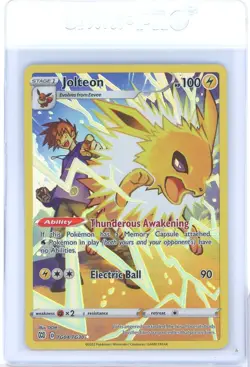 2022 Pokemon TCG Brilliant Stars Jolteon Full Art Trainer Gallery TG04/TG30 - Image 1