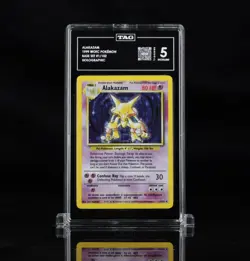 Pokemon TAG 5 Alakazam 001/102 Base Set Holo - Image 1