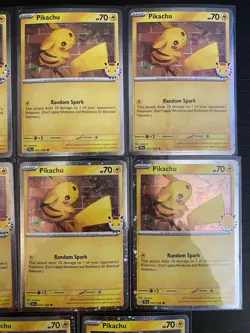 Pokemon TCG Pikachu 051 /162 Stamped 2026 Pokemon Day 30 Promo Lot Of 11 Cosmo - Image 3