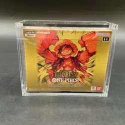 One Piece English The Best Premium Booster Box Sealed w/ Acrylic Case - Image 1