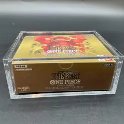 One Piece English The Best Premium Booster Box Sealed w/ Acrylic Case - Image 4