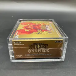 One Piece English The Best Premium Booster Box Sealed w/ Acrylic Case - Image 5