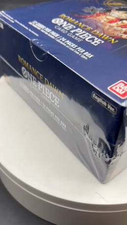 One Piece EN OP-01 Romance Dawn White Bottom Booster Box Sealed - Image 2