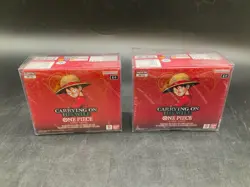 Lot (2) One Piece EN OP-13 Carrying On His Will Booster Box Sealed w/Plastic CS - Image 1