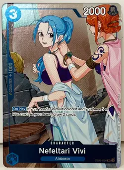 One Piece - Nefeltari Vivi EB02-026 Alternate Art English Heroines Edition Promo - Image 1