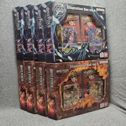 One Piece Illustration Boxes Vol 5 & Vol 6 LOT OF 8 IN HAND FAST SHIPPING - Image 1