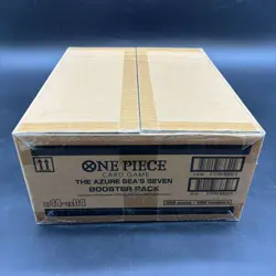One Piece OP14-EB04 The Azure Sea's Seven English 12 Booster Box Case Sealed - Image 1