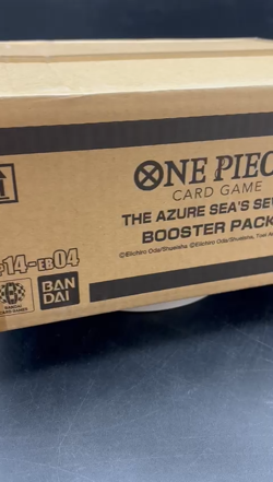 One Piece OP14-EB04 The Azure Sea's Seven English 12 Booster Box Case Sealed - Image 2