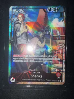 2025 One Piece Shanks PSA Magazine Exclusive #OP09-001 Sealed - Image 2