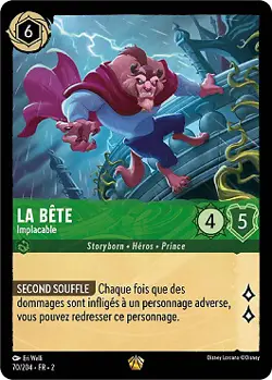 Lorcana - La Bete - Implacable - MINT/NMINT - FR - FOIL - Image 1