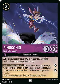 Lorcana - Pinocchio - Livre a lui-meme - MINT/NMINT - FR - FOIL - Image 1