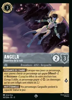 Lorcana - Angela - Guerriere de la nuit - MINT/NMINT - FR - FOIL - Image 1