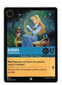 AURORA TRANQUIL PRINCESS 141/204 COLD FOIL DISNEY LORCANA NM - Image 1