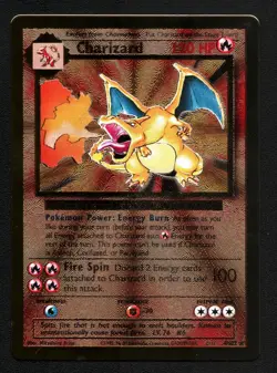 Pokemon TCG Charizard 4/102 Celebrations Gold Metal Card - Image 1