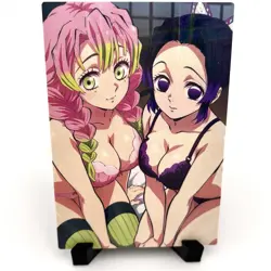 Demon Slayer Mitsuri Kanroji Shinobu Kocho Sexy Anime Waifu Goddess Story Card - Image 1