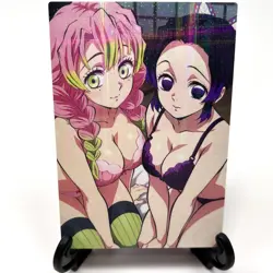 Demon Slayer Mitsuri Kanroji Shinobu Kocho Sexy Anime Waifu Goddess Story Card - Image 2