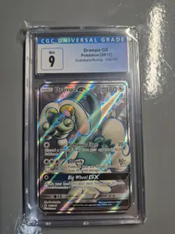 Pokemon SM Guardians Rising Drampa GX Holo Full Art Ultra Rare Card 142/145 - Image 1