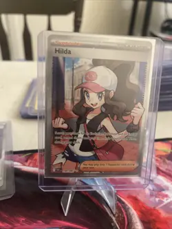 Hilda 164/086 Full Art Ultra Rare White Flare Holo Pokemon TCG Card - Image 3