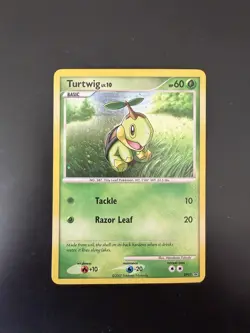 Pokemon TCG Turtwig Holo DP01 Promo Card - Image 1