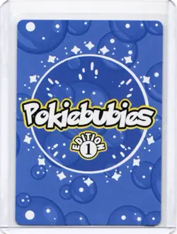 Glaceon X Fan Art Card – Pokiebubies V2 1st Edition – Chef Ken Lee – Holo Glacie - Image 2
